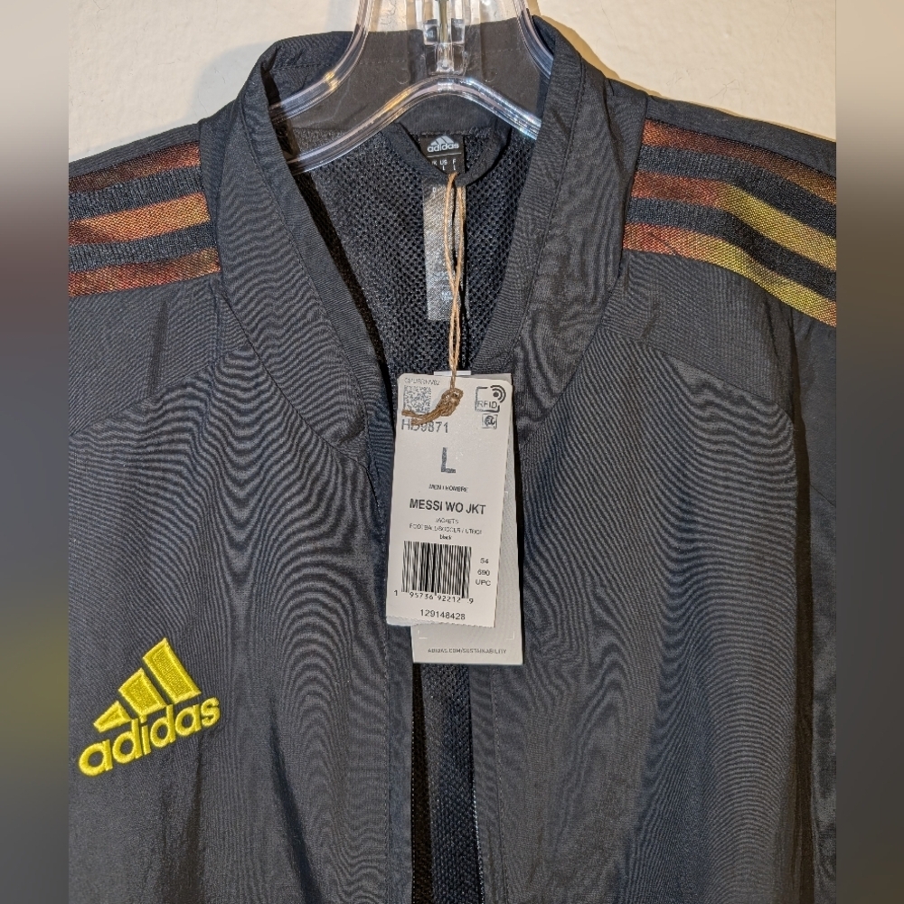 Adidas Messi WO Jacket - Size Large - Brand New with Tags - Picture 3 of 4